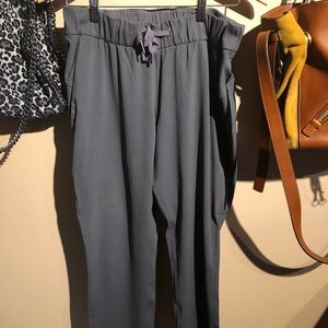 Lululemon blue pants.